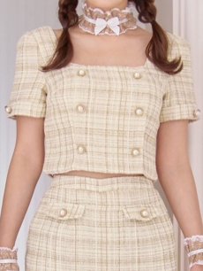 画像11: 【SALE!!】【即日発送】【ハロウィン】ツイードくまセットアップ/ベア 【コスプレ6点セット】 【XS-Mサイズ/1カラー】[HC03] (11)