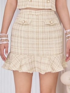 画像12: 【SALE!!】【即日発送】【ハロウィン】ツイードくまセットアップ/ベア 【コスプレ6点セット】 【XS-Mサイズ/1カラー】[HC03] (12)