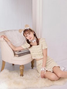 画像8: 【SALE!!】【即日発送】【ハロウィン】ツイードくまセットアップ/ベア 【コスプレ6点セット】 【XS-Mサイズ/1カラー】[HC03] (8)