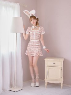 画像12: 【SALE!!】【即日発送】【ハロウィン】 ツイードセットアップバニー【コスプレ6点セット】【XS-Mサイズ/1カラー】[HC03] (12)