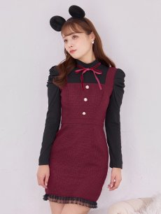 画像15: 【SALE!!】【即日発送！】【ハロウィン】マウスミニワンピ 【コスプレ3点セット】【S-XLサイズ/1カラー】[HC03] (15)