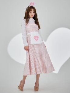 画像13: 【SALE!!】【即日発送！】【ハロウィン】ナースツイードロングフレア 【コスプレ3点セット】 【S-XLサイズ/1カラー】[HC03] (13)