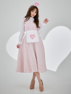 画像14: 【SALE!!】【即日発送！】【ハロウィン】ナースツイードロングフレア 【コスプレ3点セット】 【S-XLサイズ/1カラー】[HC03] (14)