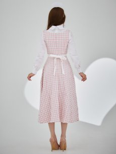 画像19: 【SALE!!】【即日発送！】【ハロウィン】ナースツイードロングフレア 【コスプレ3点セット】 【S-XLサイズ/1カラー】[HC03] (19)