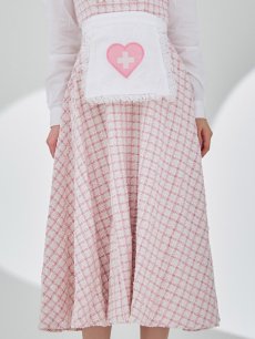 画像21: 【SALE!!】【即日発送！】【ハロウィン】ナースツイードロングフレア 【コスプレ3点セット】 【S-XLサイズ/1カラー】[HC03] (21)