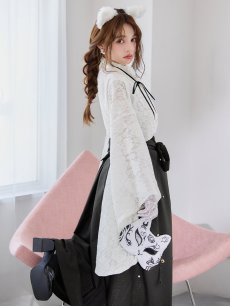 モデル：吉木千沙都 身長：158cm　着用サイズ：Fサイズ