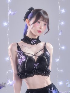 画像13: 【即日発送】【送料無料！】【サンリオ】クロミランジェリーセットアップルームウェア【S-L/1カラー】[HC02]ゆりにゃ着用 (13)