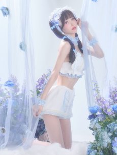 画像13: 【即日発送】【送料無料！】【サンリオ】シナモロールランジェリーセットアップルームウェア【S-L/1カラー】[HC02]ゆりにゃ着用 (13)