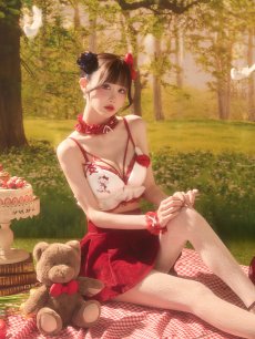 画像12: 【即日発送】【送料無料！】【サンリオ】ハローキティランジェリーセットアップルームウェア【S-L/1カラー】[HC02]ゆりにゃ着用 (12)