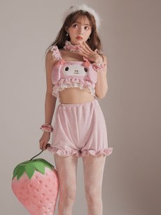 画像10: 【即日発送】【サンリオ】マイメロディセットアップルームウェア【S-L/1カラー】[OF03] (10)