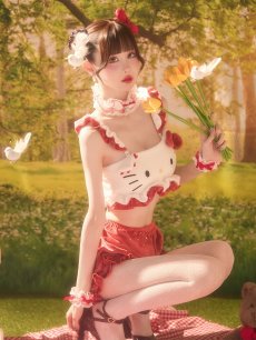 モデル：ゆりにゃ 身長162cm　着用サイズ：Sサイズ