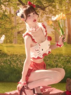 モデル：ゆりにゃ 身長162cm　着用サイズ：Sサイズ