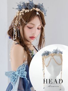 画像2: 【ハロウィン】【一部予約 / 10月下旬発送予定】 エキゾチックエルフヘッド/ハンドアクセ ハロウィン小物 単品【コスプレ2点セット/2カラー】[HC03] (2)