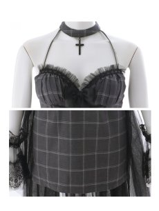 画像24: 【即日発送】【ハロウィン】チュールロングトレーン魔女コスプレ【コスプレ3点SET】【XS-Mサイズ】[OF03]ゆりにゃ着用 (24)