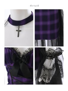 画像21: 【即日発送】【ハロウィン】チュールロングトレーン魔女コスプレ【コスプレ3点SET】【XS-Mサイズ】[OF03]ゆりにゃ着用 (21)