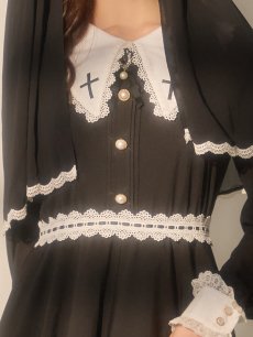 画像15: 【送料無料！】【ハロウィン】ゴシックシスターロングスカートコスプレ【コスプレ3点SET】【S-XLサイズ】[OF03]加藤美南着用 (15)
