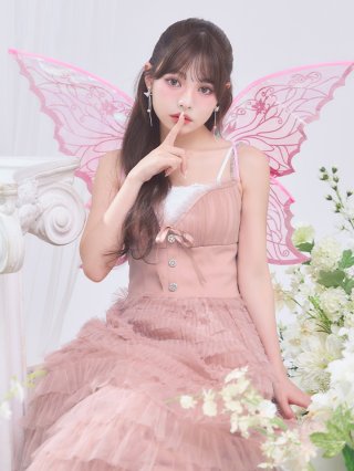 ジュネビビアン カラードレス 光沢 ボリューム 日本製 コスプレ