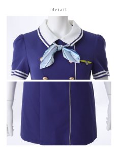 画像19: 【送料無料！】【ハロウィン】CAタイトミニコスプレ【4点SET】【XS-Lサイズ】[OF03]吉木千沙都（ちぃぽぽ）着用 (19)