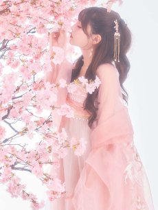 モデル：吉木千沙都（ちぃぽぽ）身長：158cm　着用サイズ：Fサイズ