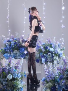 画像6: 【即日発送】【送料無料！】【サンリオ】クロミセットアップルームウェア【S-L/1カラー】[HC02]ゆりにゃ着用 (6)