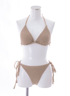 画像27: 【即日発送】【水着セール】【ビキニ】【水着】トライアングルヘルシー ニットビキニ[YMT] (27)