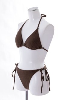 画像31: 【即日発送】【水着セール】【ビキニ】【水着】トライアングルヘルシー ニットビキニ[YMT] (31)