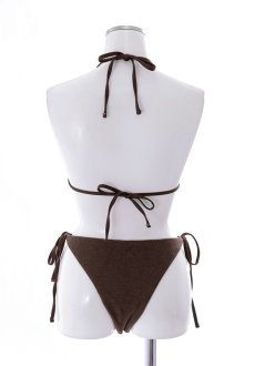 画像32: 【即日発送】【水着セール】【ビキニ】【水着】トライアングルヘルシー ニットビキニ[YMT] (32)