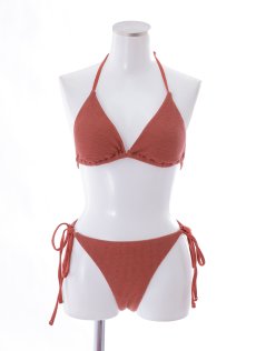 画像33: 【即日発送】【水着セール】【ビキニ】【水着】トライアングルヘルシー ニットビキニ[YMT] (33)