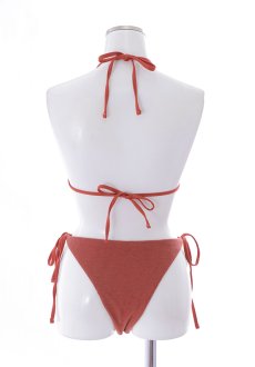画像35: 【即日発送】【水着セール】【ビキニ】【水着】トライアングルヘルシー ニットビキニ[YMT] (35)