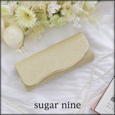 画像1: 【バッグ】チェーンショルダー2WAYラメクラッチバック【Fサイズ/1カラー】[OF4] (1)