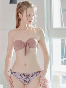 画像12: 【即日発送】【水着セール】【ビキニ】【水着】フロントリボンバンドゥビキニ[YMT] (12)