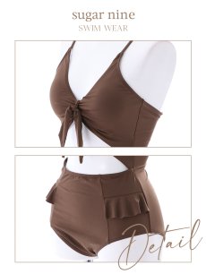 画像19: 【即日発送】【水着セール】【ビキニ】【水着】ストリボンワンピースビキニ[YMT] (19)