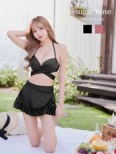 画像17: 【即日発送】【ビキニ】【水着】ホルターネックハイウエストビキニ[YMT] (17)