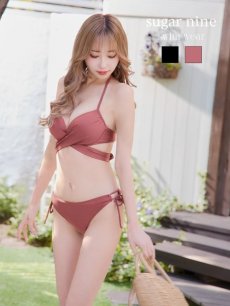 画像5: 【即日発送】【ビキニ】【水着】ホルターネックハイウエストビキニ[YMT] (5)