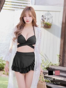 画像19: 【即日発送】【ビキニ】【水着】ホルターネックハイウエストビキニ[YMT] (19)