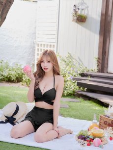 画像21: 【即日発送】【ビキニ】【水着】ホルターネックハイウエストビキニ[YMT] (21)