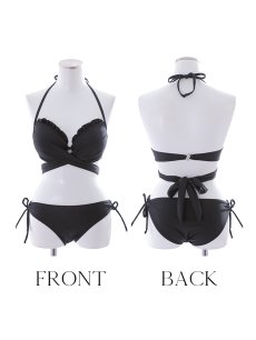 画像32: 【即日発送】【ビキニ】【水着】ホルターネックハイウエストビキニ[YMT] (32)