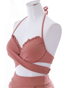 画像30: 【即日発送】【ビキニ】【水着】ホルターネックハイウエストビキニ[YMT] (30)