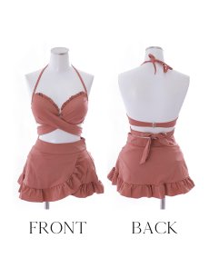 画像27: 【即日発送】【ビキニ】【水着】ホルターネックハイウエストビキニ[YMT] (27)