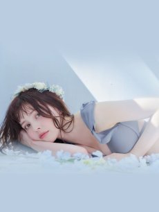 画像14: 【即日発送】【ビキニ】【水着】ショルダーフリルクロスビキニ/無地/シンプル[YMT] (14)