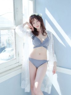 画像27: 【即日発送】【ビキニ】【水着】ショルダーフリルクロスビキニ/無地/シンプル[YMT] (27)