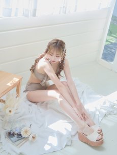 画像42: 【即日発送】【水着セール】【ビキニ】【水着】フリルショルダービキニ/ハイウエスト/無地/シンプル[YMT] (42)