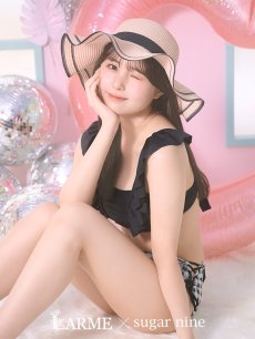 画像1: 【即日発送】【水着セール】【ビキニ】【水着】ギンガムフリルビキニ[M190-SW-23PY][YMT] (1)