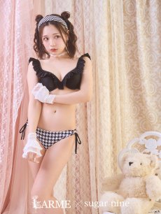 画像3: 【即日発送】【ビキニ】【水着】フリルx千鳥ビキニ[M191-SW-23PY][YMT] (3)