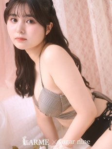 画像3: 【即日発送】【ビキニ】【水着】ブラウンチェックハイウエストビキニ[M192-SW-23PY][YMT] (3)