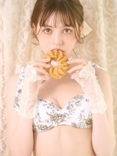 画像6: 【即日発送】【ビキニ】【水着】トワルドジュイ柄 / ショルダーリボンビキニ[YMT] (6)