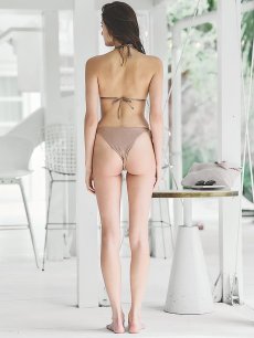 画像12: 【即日発送】【水着セール】【ビキニ】【水着】トライアングルヘルシー ニットビキニ[YMT] (12)