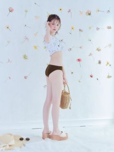 画像11: 【即日発送】【水着セール】【ビキニ】【水着】オフショルビキニ /花柄/シャーリング/ニット/2点セット[YMT] (11)