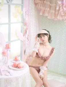 画像5: 【即日発送】【ビキニ】【水着】ニュアンス花柄フリル水着(MG-SN003)[YMT] (5)