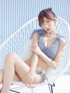 画像23: 【即日発送】【ビキニ】【水着】チュールリボン バストアップ ビキニ 2点セット[YMT] (23)